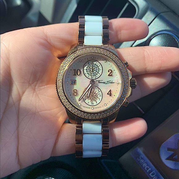 Thomas Sabo Women's Glam Chrono Rose Gold White. - Picture 1 of 6